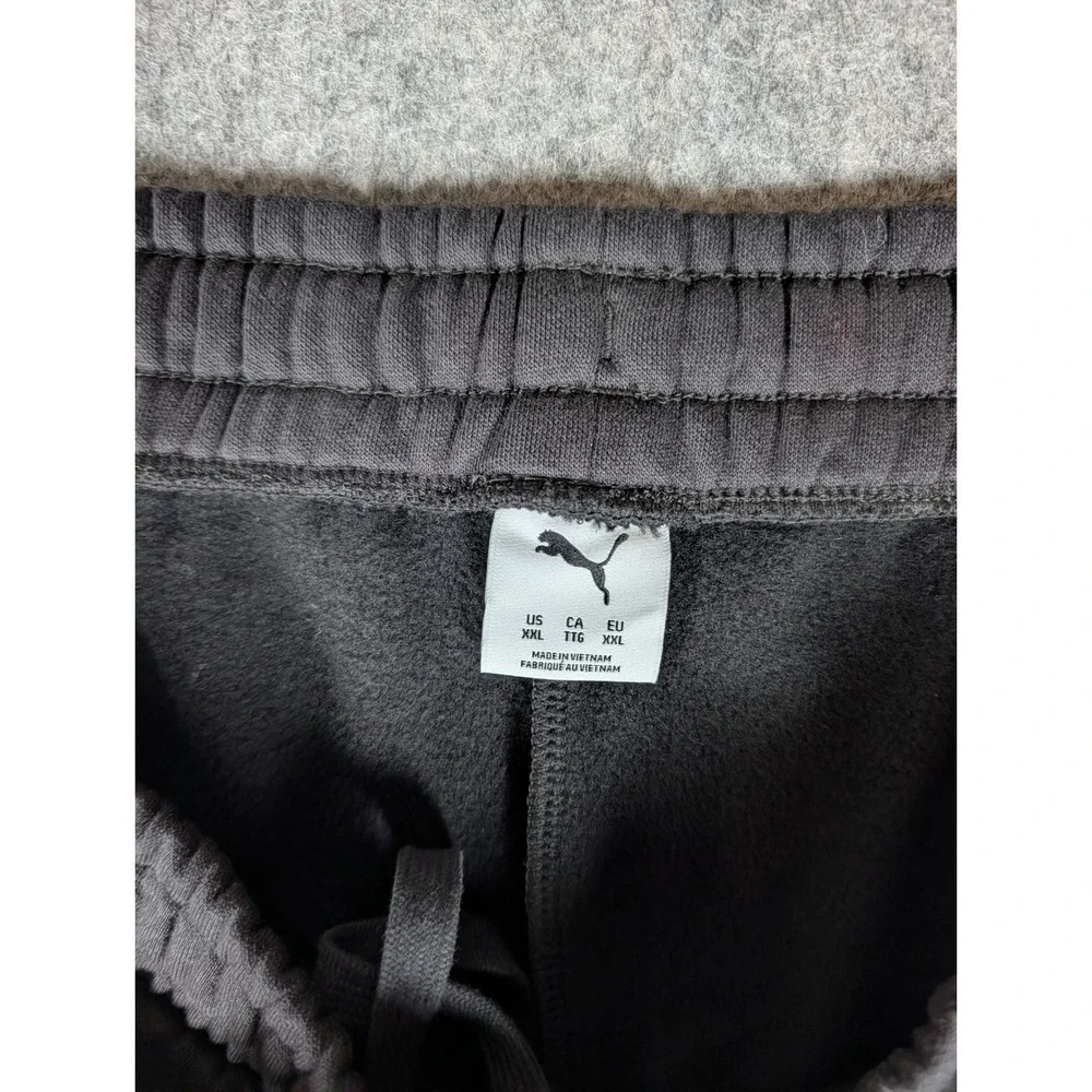 Puma Athletic Club Mens Black Jogger Sweatpants Fleece Lined NWT XXL